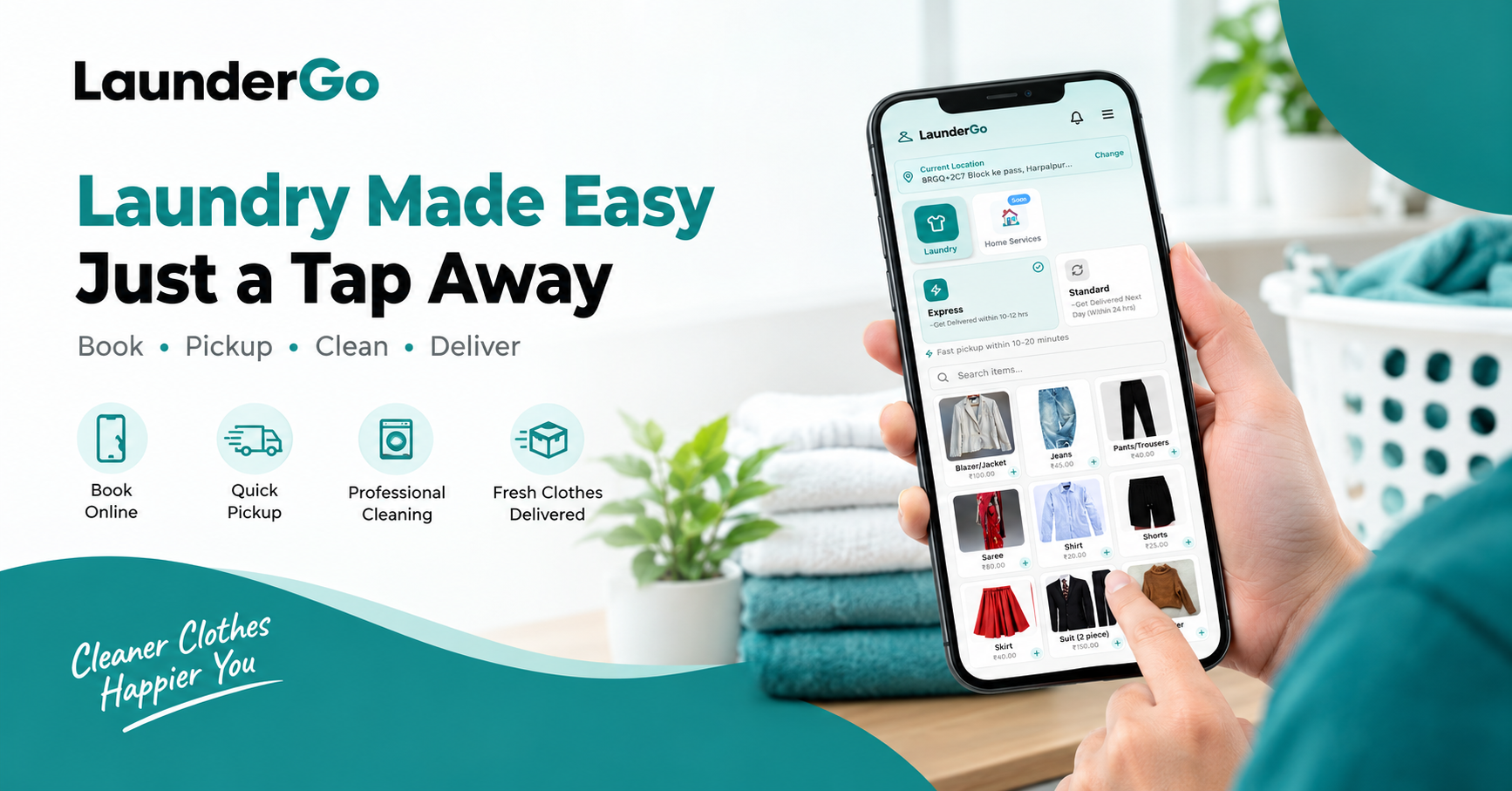 15-Minute Laundry Pickup: How LaunderGo Makes Doorstep Laundry Faster & Easier