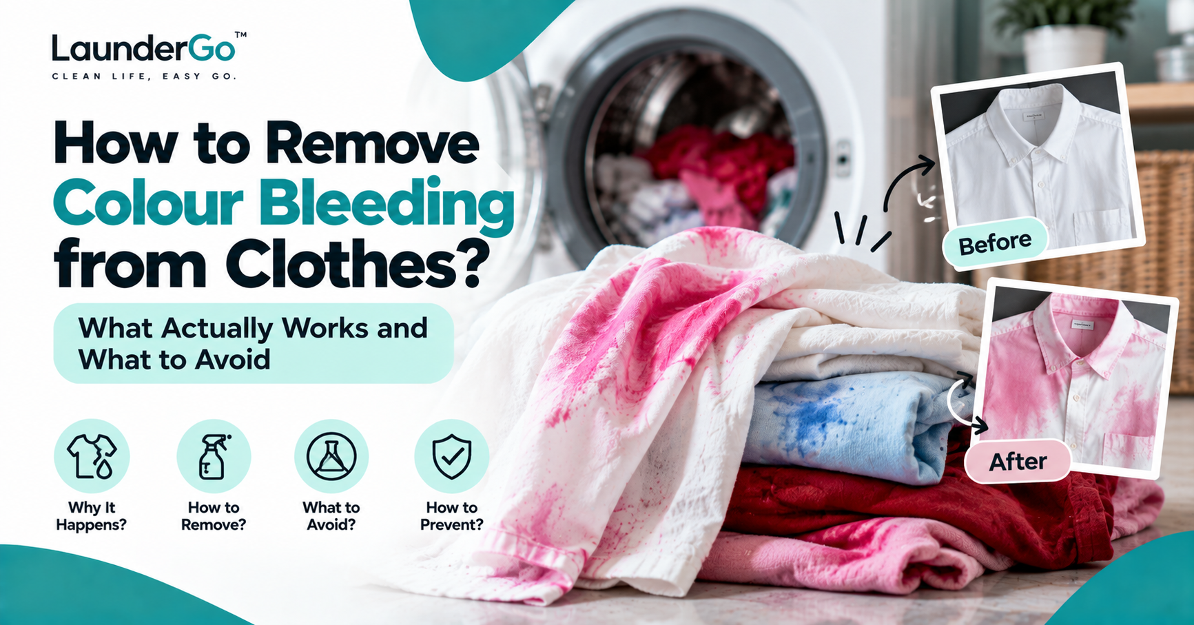 How to Remove Colour Bleeding from Clothes: What Actually Works and What to Avoid
